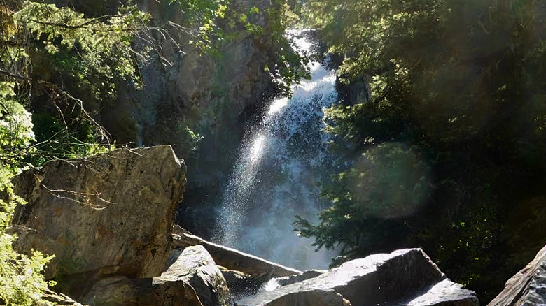 One of the many cascades on the North Fork of the Rio de la Casa