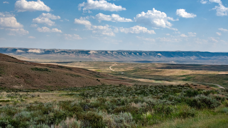 Fossil Butte National Monument near Kemmerer, Wyoming