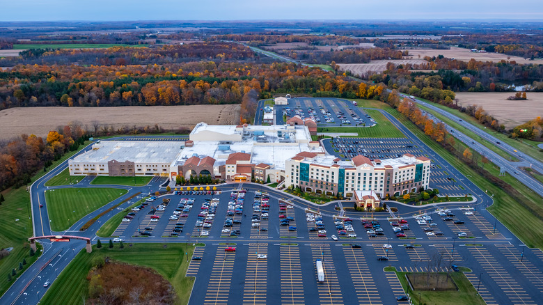 View of the Del Lago Casino in Tyre, New York