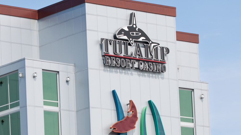 Outside view of the Tulalip Resort and Casino in Washington