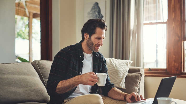 Man working from home