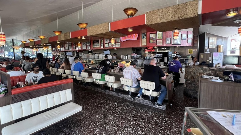 Inside of Pann's Restaurant