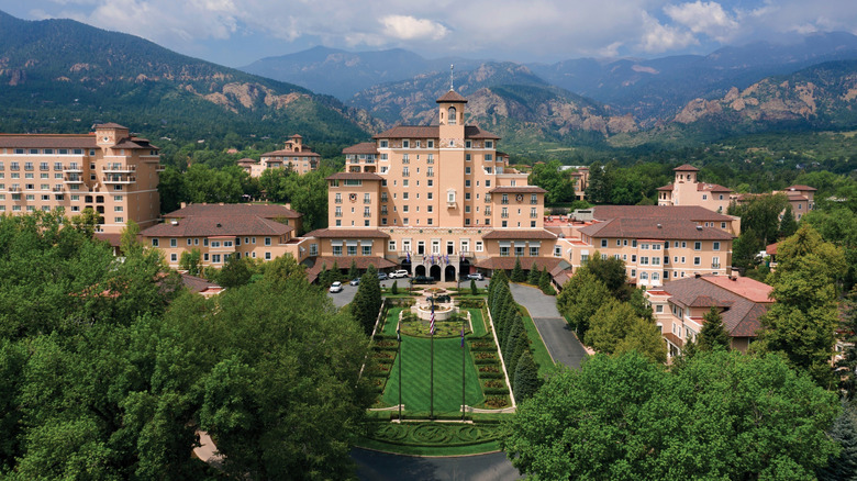 Aerial view of The Broadmoor