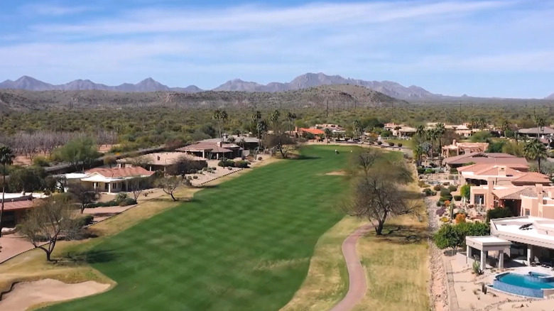 Rio Verde Country Club with mountain backdrop