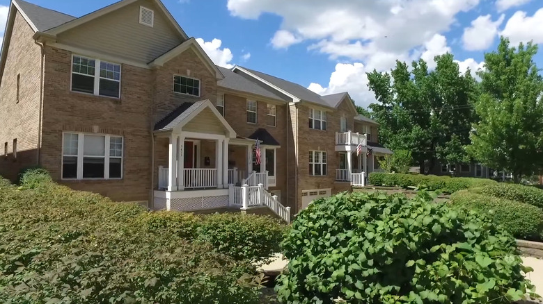 A row of homes in Maplewood, Missouri