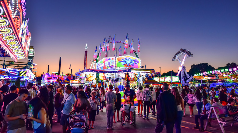 Midway at the Minnesota State Fair.