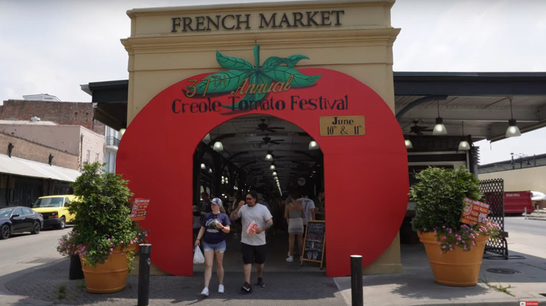 Entrance for Creole Tomato Festival