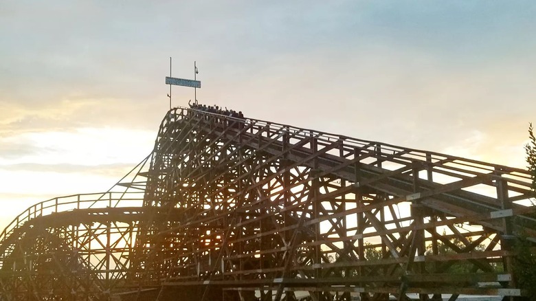 Lagoon park's "Roller Coaster" in Farmington, Utah