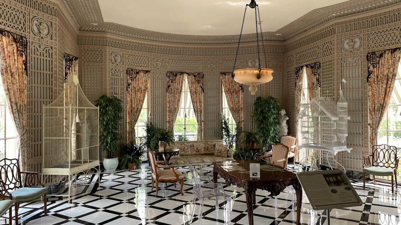 The lavish interior of Nemours Estate