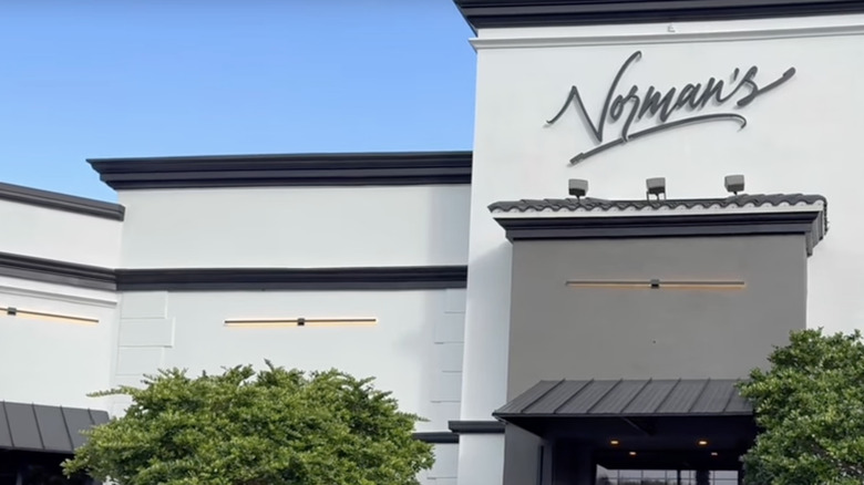 The facade of Norman's, a restaurant in Orlando, Florida