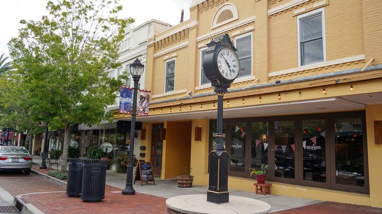 Downtown shops in Eustis, Florida