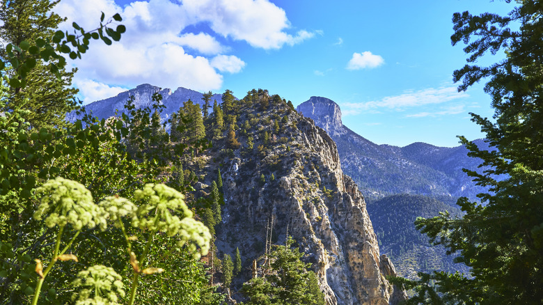Cathedral Rock and Mount Charleston Cliffs in Humboldt Toiyabe National Forest outside Las Vegas, Nevada