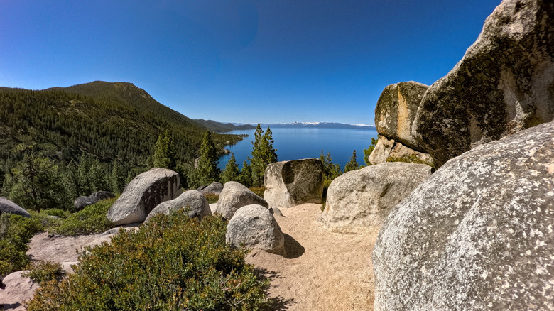 Monkey Rock overlooking Lake Tahoe