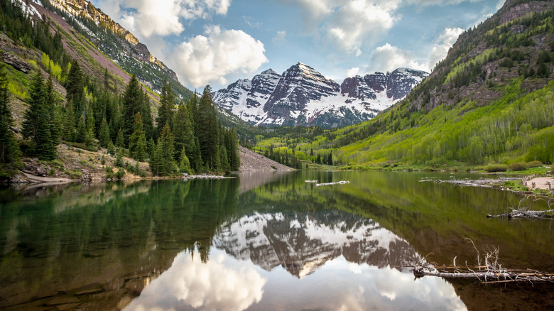 The famous Maroon Bells of Aspen