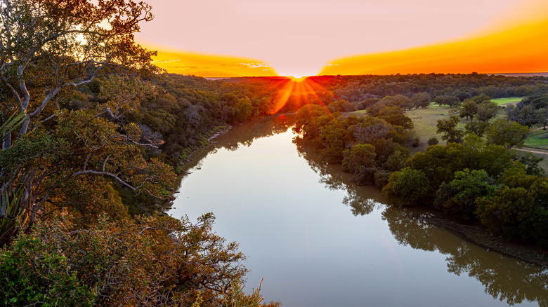 The Colorado River Near Colorado State Park, Texas