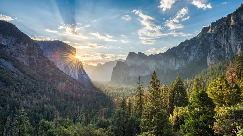 Sunset at Yosemite National Park