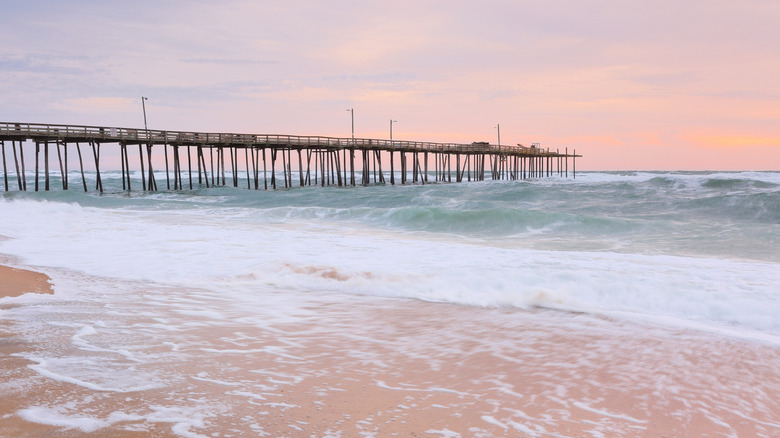 The fishing pier in Nags Head, Outer Banks, North Carolina