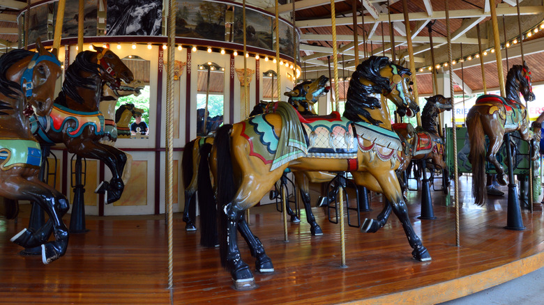 Historic carousel at Lake Compounce
