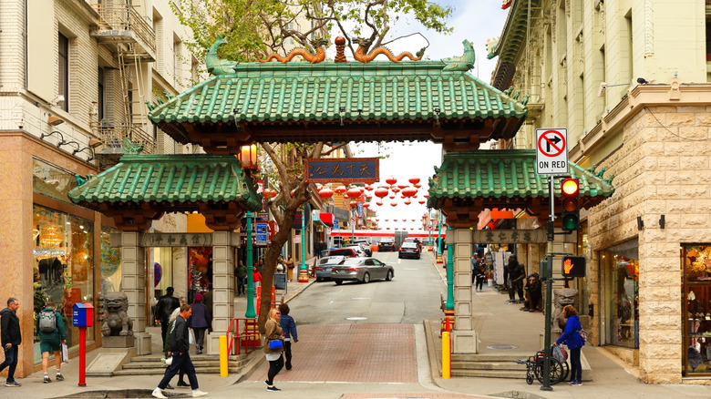 Entrance Gate of China Town of San Francisco, California