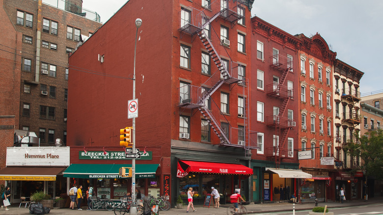 Street view of Greenwich Village, New York