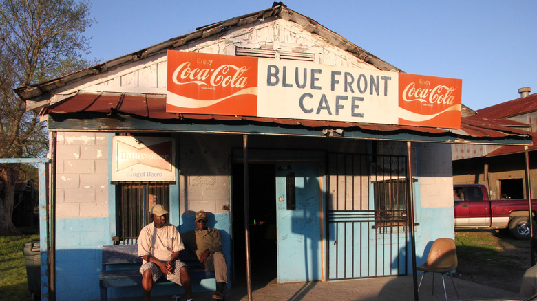 Blue Front Cafe in Bentonia, Mississippi