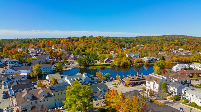 Aerial view of Wolfeboro
