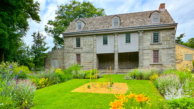 The Historic Bartram House at Bartram's Garden, Philadelphia