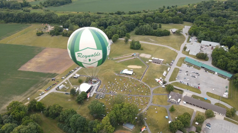 A hot air balloon at Conner Prairie, Fishers, Indiana