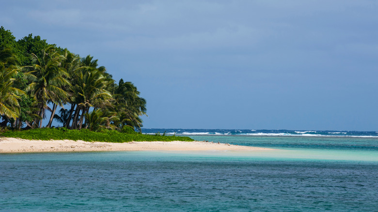 coral reefs off Ofu island