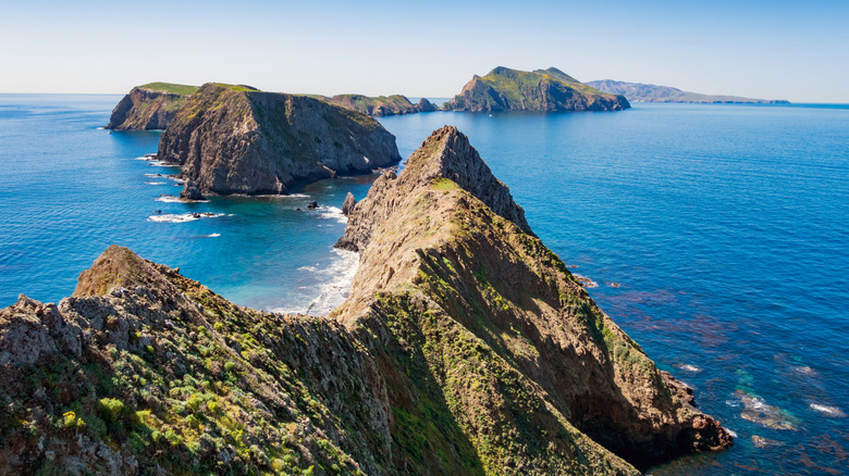 View from Inspiration Point on Anacapa Island in Channel Islands National Park