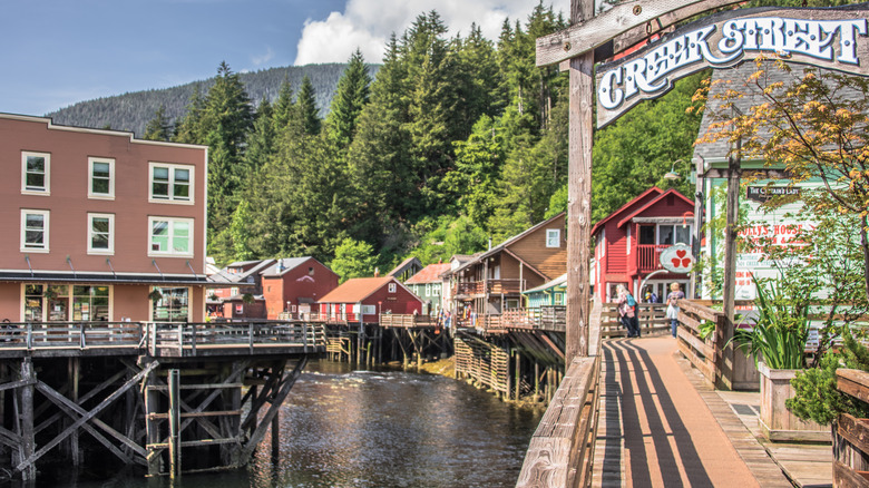 Waterfront buildings in Ketchikan