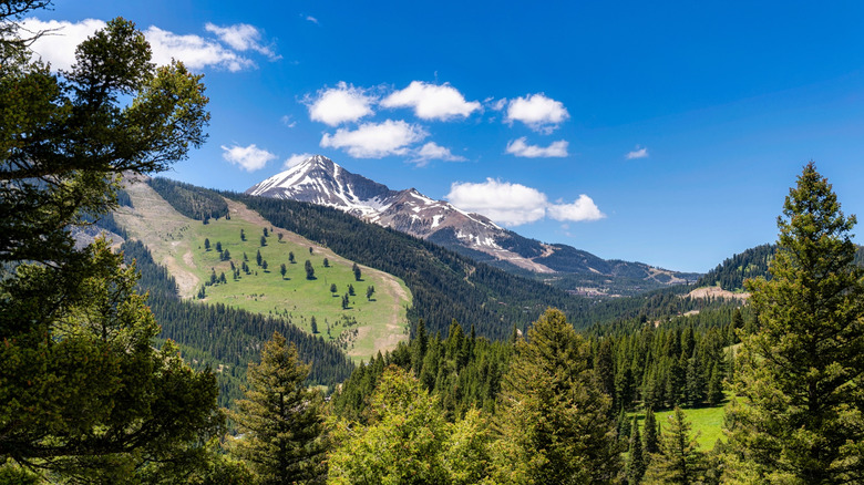 Lone Peak in Big Sky, Montana