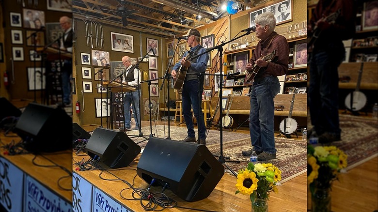 A band playing country music along the Crooked Road in Virginia