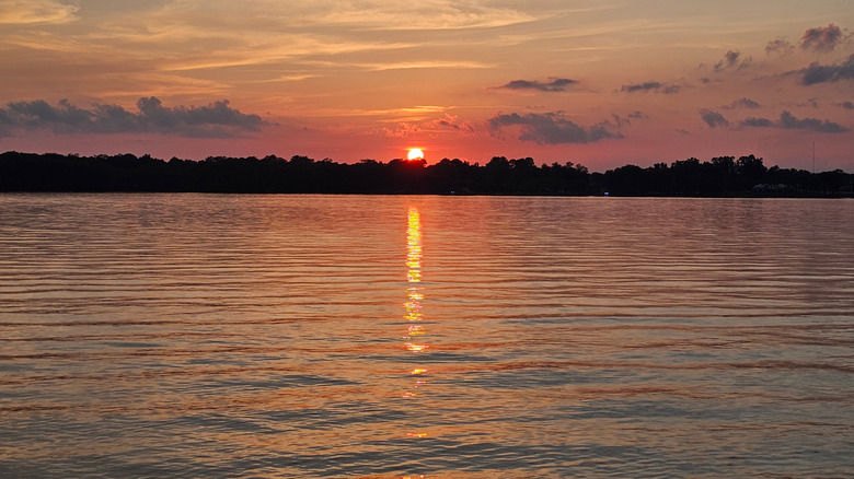 Lake Jackson between Paxton, Florida, and Florala, Alabama