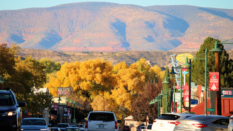 A view of downtown Cottonwood, Arizona