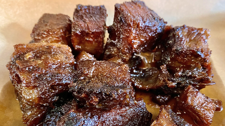 Brisket burnt ends are a staple of Kansas City BBQ