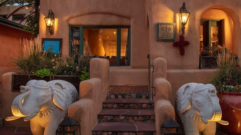 Entrance to the Inn of the Five Graces, Santa Fe, NM