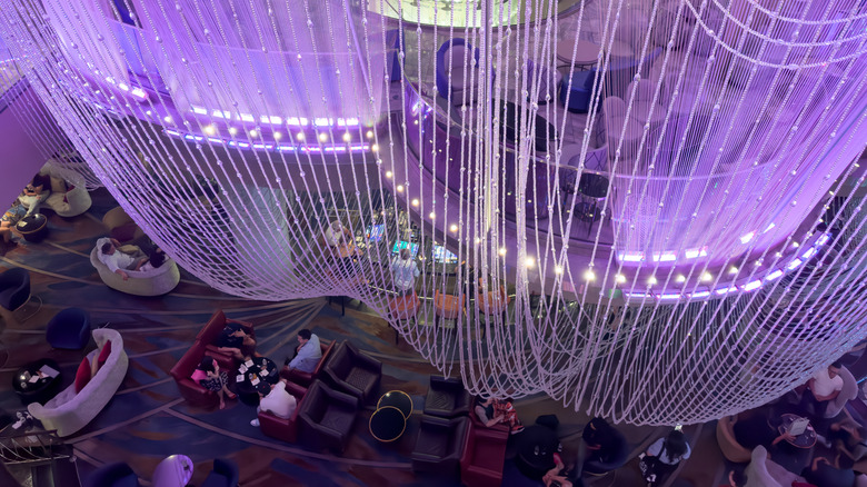 The chandelier bar at the Cosmopolitan in Las Vegas