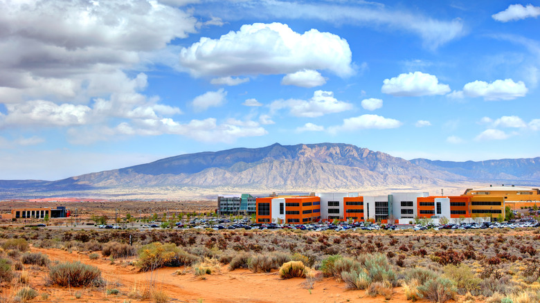 Rio Rancho with Sandia Mountains in the background