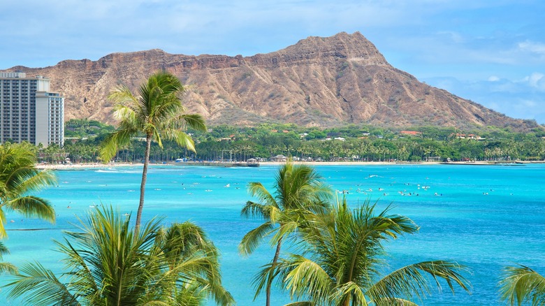 View of Diamond Head from Halekulani