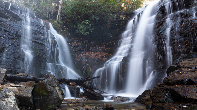 Waterfalls outside of Bryson City, NC