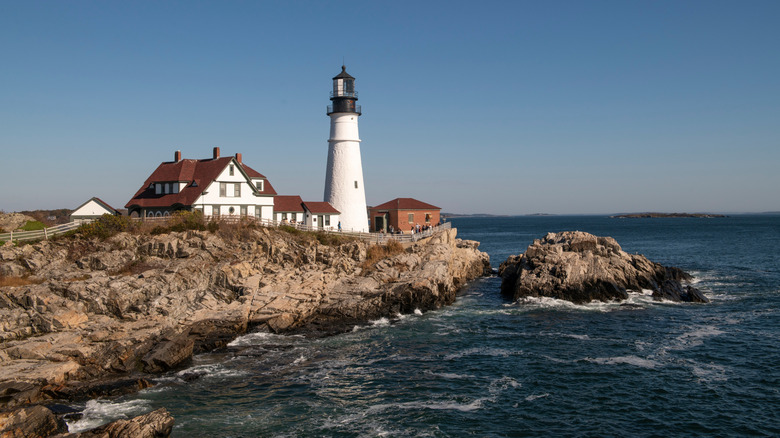 Cape Elizabeth's Portland Head Light lighthouse in Maine