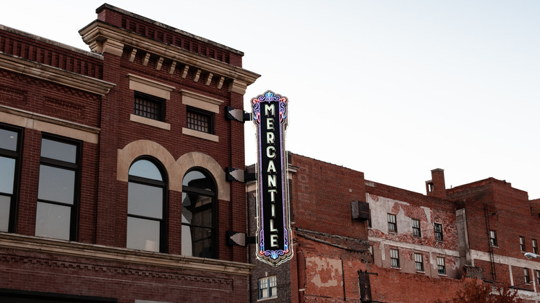Facade of The Pioneer Woman Mercantile in Pawhuska, Oklahoma