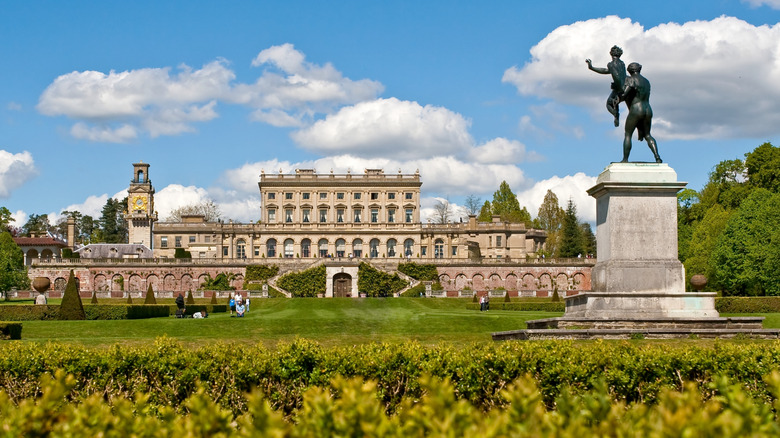 Cliveden House as seen from the gardens