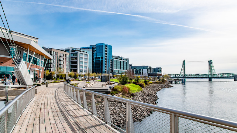 The waterfront of Vancouver, Washington