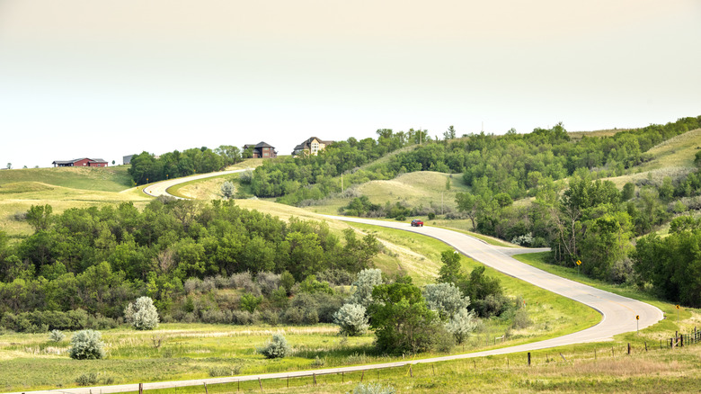 Rolling countryside around Minot