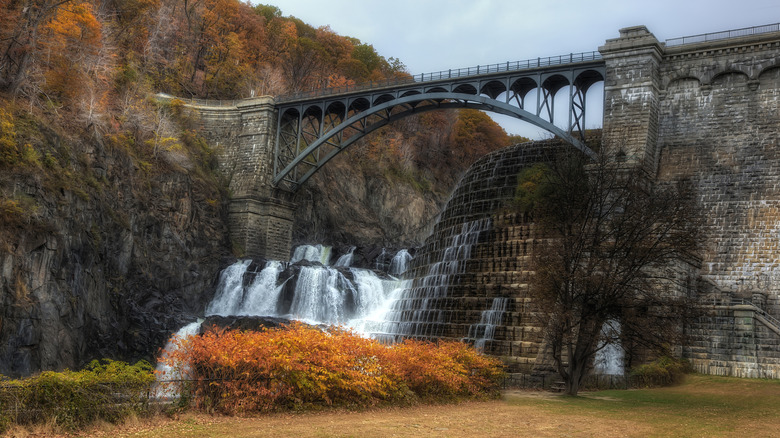 A view of the Croton Dam at Croton Gorge Park