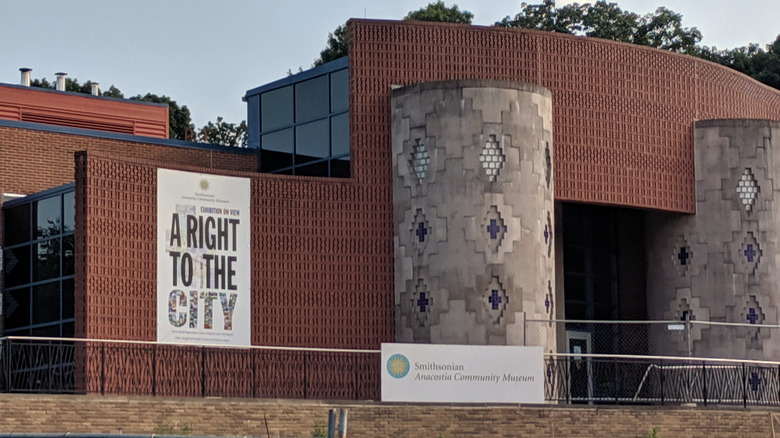 The exterior of the Anacostia Community Museum in Washington, D.C.