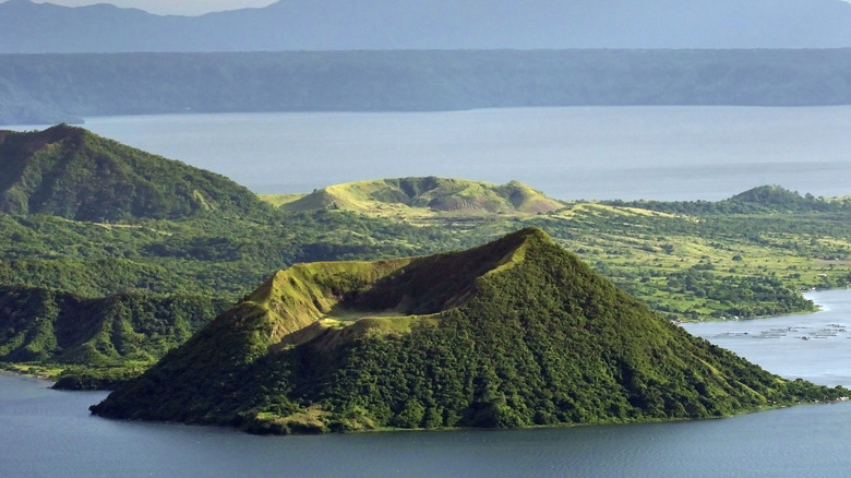 Taal Volcano on a calm day