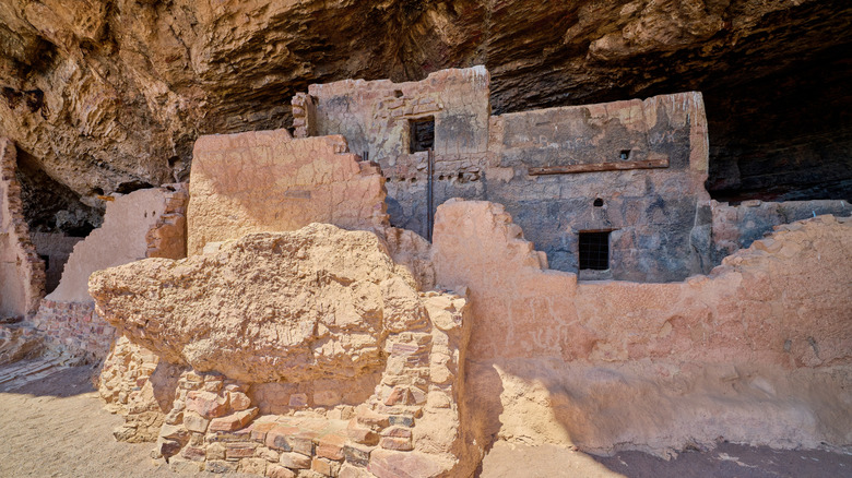 Lower cliff dwelling at Tonto National Monument, Arizona